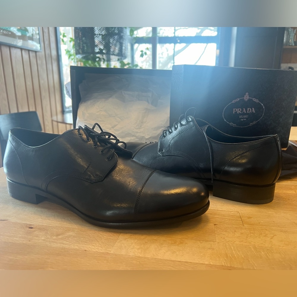 Prada men’s shoe size 10 (Prada size) new black